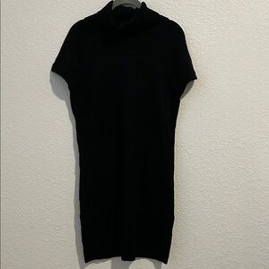 Turtle neck sweater dress